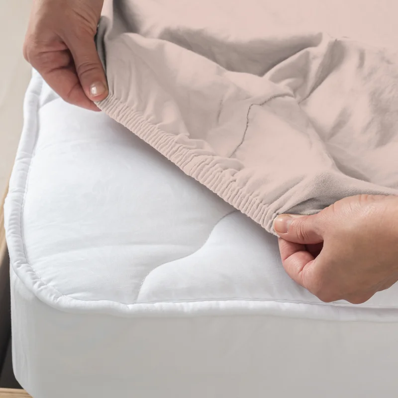 كولور سينس Color Sense 225TC CVC Solid Fitted Sheet Super King - 200x205x33